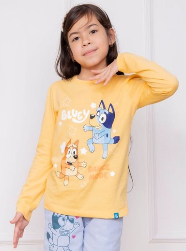 POLO BLUEY NIÑA ML - JERSEY 100% ALGODON