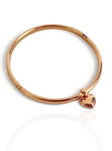 PUÑERA CON CORAZÓN - NAIF JEWELRY - ENCHAPADO EN ORO 18 K (ORO ROSA)