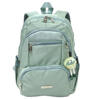 MOCHILA MODELO PRINT A4 KENGAR - VERDE AGUA