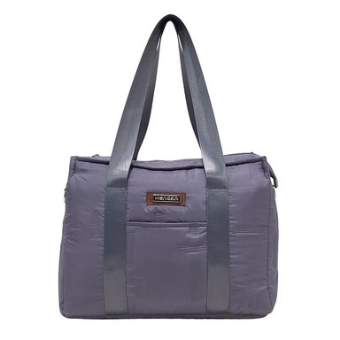 BOLSO PUFFER KENGAR - PLOMO PLATA