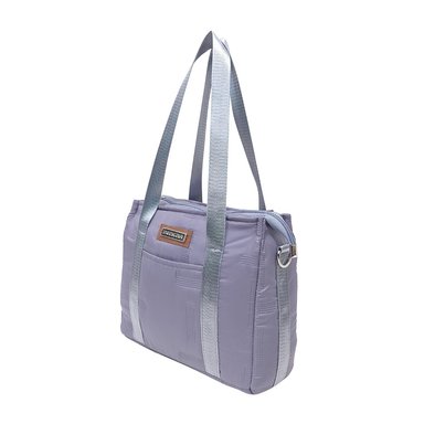 BOLSO PUFFER XS KENGAR - PLOMO PLATA