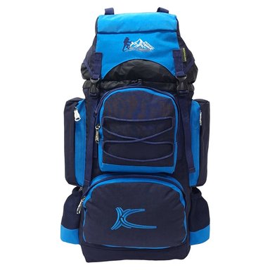 MOCHILA CAMPERA MODELO N.3 KENGAR - AZUL/TURQUESA