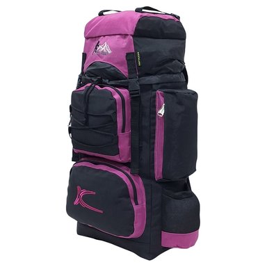 MOCHILA CAMPERA MODELO N.3 KENGAR - NEGRO/BARNY