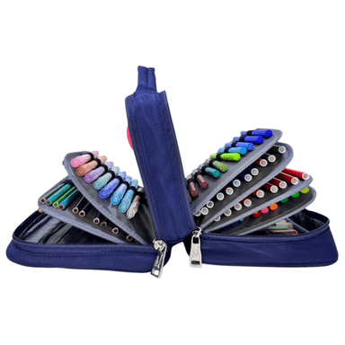 CARTUCHERA ORGANIZADORA PENCIL KENGAR - AZUL DISEÑO - 3