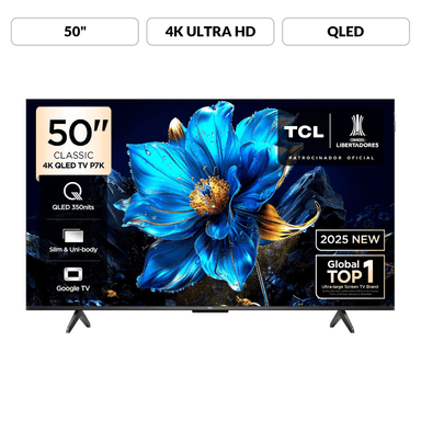 TELEVISOR TCL 50' QLED 4K 50P7K GOOGLE TV