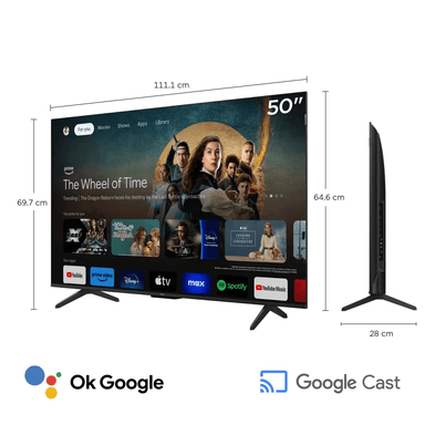 TELEVISOR TCL 50' QLED 4K 50P7K GOOGLE TV - 2