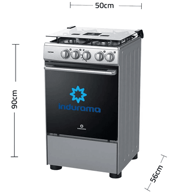 COCINA A GAS INDURAMA 4 QUEMADORES FONTANA GRIS - 5