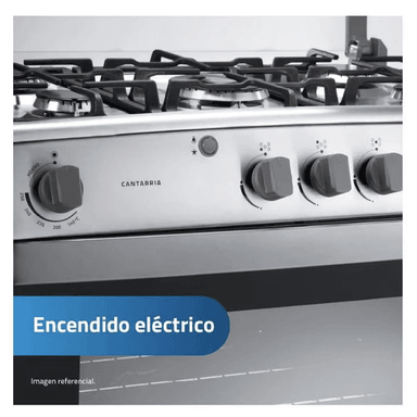 COCINA A GAS INDURAMA CANTABRIA QZ CROMA 5 QUEDAMORES - 3