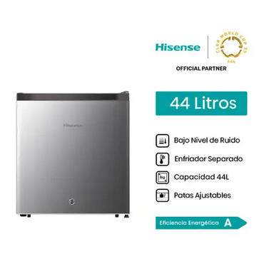 FRIGOBAR HISENSE 45L RR59NL2A PLAREADO.