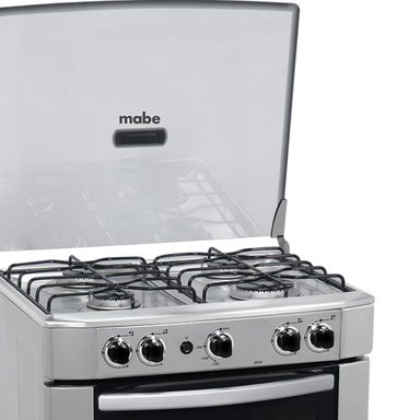 COCINA MABE CMP6012AG0 A GAS DE PIE 60 CM 4 QUEMADORES SILVER - 2