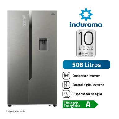 REFRIGERADORA INDURAMA RI-788DI 514L NO FROST CROMA