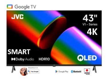 TELEVISOR JVC 43'' QLED GOOGLE TV