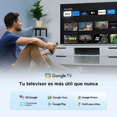 TELEVISOR SMART TV TCL 4K ULTRA HD 55' P6K 55P6K - 4
