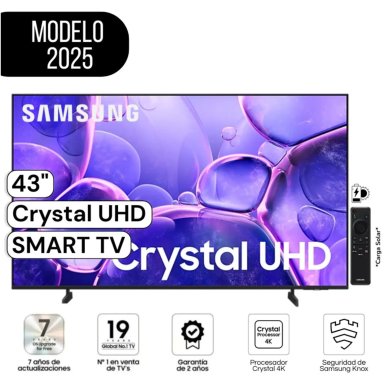 TELEVISOR SAMSUNG 43" SMARTTV 4K UHD