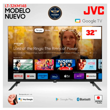 TELEVISOR JVC 32 PULG. SMART TV GOOGLE TV HD LED LT-32KM148 - 1
