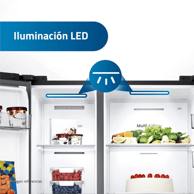 REFRIGERADORA INDURAMA SIDE BY SIDE NO FROST RI-795DI 529L - 5