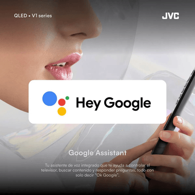 TELEVISOR JVC 50' QLED GOOGLE TV SMART TV - 5