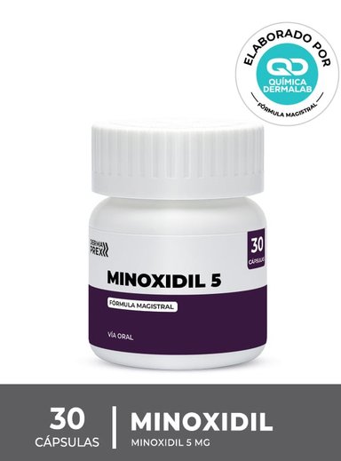 MINOXIDIL PARA HOMBRE 5MG- 30 CAPS- DERMAPREX - 1