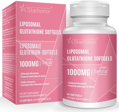 LIPOSOMAL GLUTATHIONE STARHONOR 1000 MG 60 CÁPSULAS BLANDAS