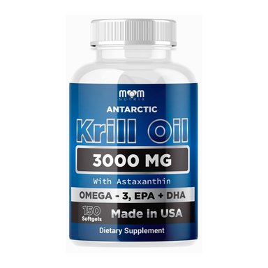 MOM NUTRIX ANTARCTIC KRILL OIL 3000 MG 150 CÁPSULAS DURAS