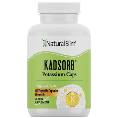 NATURALSLIM CITRATO DE POTASIO KADSORB 400 CÁPSULAS BLANDAS