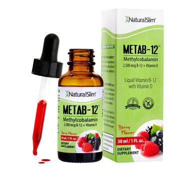 NATURALSLIM METAB 12  VITAMINA B12 CON VITAMINA D BERRY FLAVOR 30ML