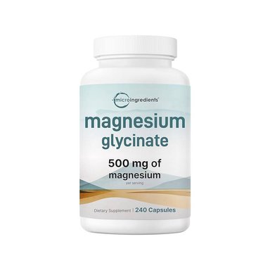 MICROINGREDIENTS MAGNESIUM GLYCINATE 500 MG 240 CÁPSULAS DURAS