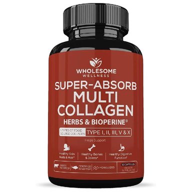 WHOLESOME WELLNESS SUPER-ABSORB MULTI COLLAGEN 90 CAP