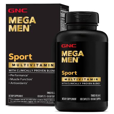 GNC MEGA MEN SPORT MULTIVITAMIN 180 COMPRIMIDOS