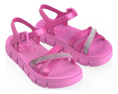 SANDALIAS MATTEL BARBIE NIÑA CASUAL FUCSIA 2BGA670001 - 1