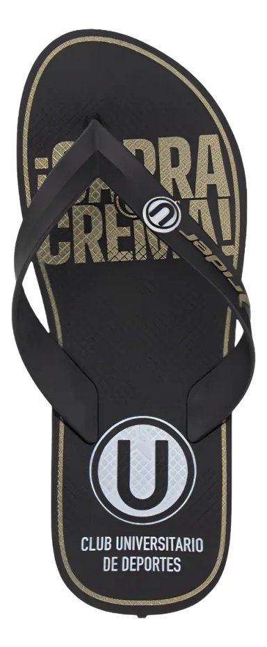 SANDALIAS RIDER FLIP FLOP NEGRO CASUAL DE LA U HOMBRE - 3