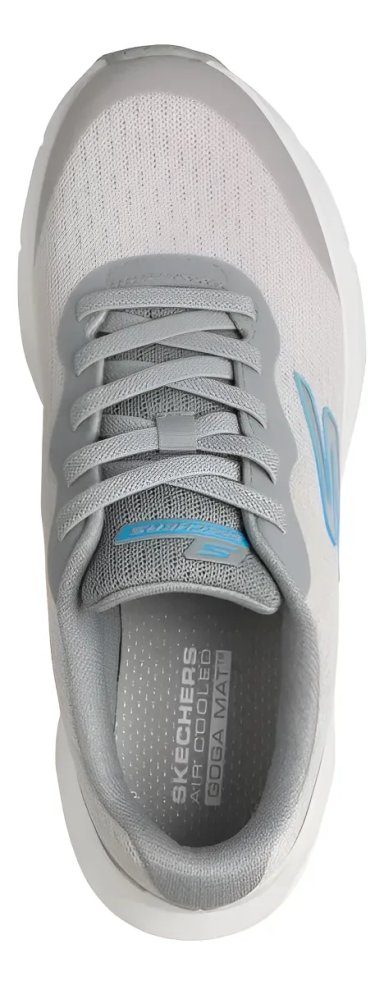 ZAPATILLAS RUNNING SKECHERS MUJER GLIDE-STEP VORTEX GRIS 129826-LTGY - 4