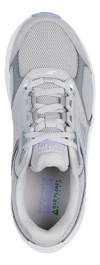 ZAPATILLAS RUNNING SKECHERS MUJER GO RUN CONSISTENT 2.0 GRIS 128606-GYLV - 3