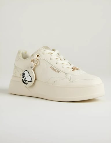 ZAPATILLAS CASUALES BEIGE SNOOPY MUJER 2FY04600001 - 5