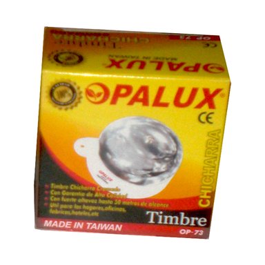 TIMBRE CHICHARRA DE METAL 3 PULGADAS - OPALUX