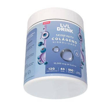 COLAGENO HIDROLIZADO CON BIOTINA 500G LVLDRINK NUTRITION - 2