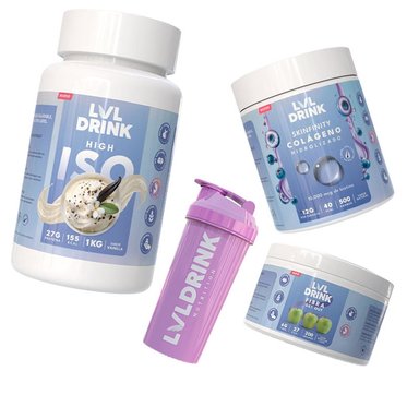 PACK COMPLETO PROTEÍNA DE VAINILLA 1KG COLÁGENO HIDROLIZADO 500GR Y FIBRA DE MANZANA 200GR - 2
