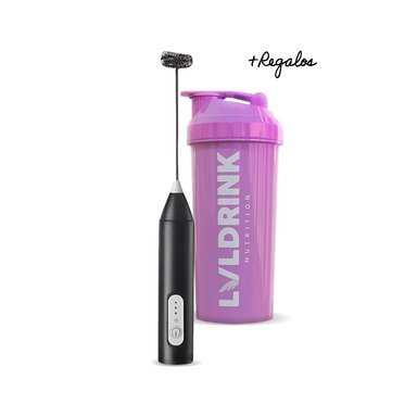 PACK COMPLETO LVLDRINK PROTEÍNA CHOCOLATE + COLÁGENO HIDROLIZADO + FIBRA DE MANZANA REGALO: BATIDOR Y SHAKER - 5