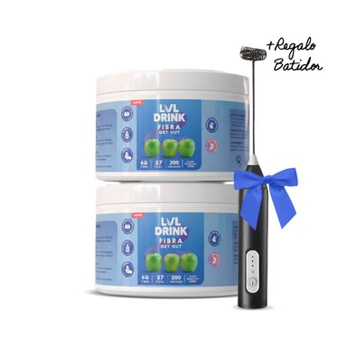 SUPLEMENTO PACK DOBLE FIBRA DE MANZANA | REGALO: BATIDOR DE MANO