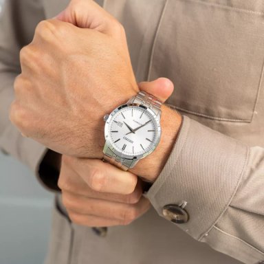 SEIKO ESSENTIALS WHITE AUTOMATIC SRPH85K1 41MM - 5