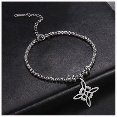 PULSERA NUDO DE BRUJA ACERO INOXIDABLE - 4