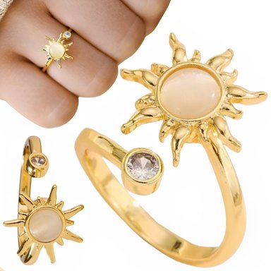 ANILLOS AJUSTABLE DE ALIVIO DE ANSIEDAD, ANILLOS GIRATORIOS