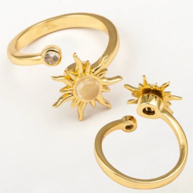 ANILLOS AJUSTABLE DE ALIVIO DE ANSIEDAD, ANILLOS GIRATORIOS - 4