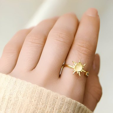 ANILLOS AJUSTABLE DE ALIVIO DE ANSIEDAD, ANILLOS GIRATORIOS - 5
