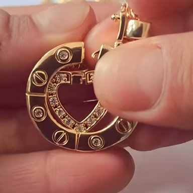 COLLAR DE PAREJA ESCALERA AL CIELO DORAMA ACERO DISEÑO UNICO - 3