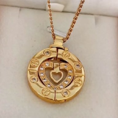 COLLAR DE PAREJA ESCALERA AL CIELO DORAMA ACERO DISEÑO UNICO - 6