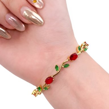 PULSERA TULIPÁN ACERO INOXIDABLE REGALO MUJER DISEÑO - 3