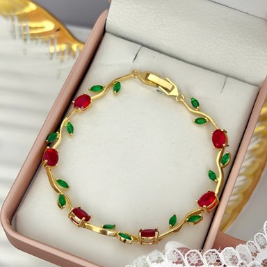 PULSERA TULIPÁN ACERO INOXIDABLE REGALO MUJER DISEÑO - 6