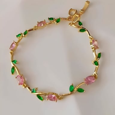 PULSERA TULIPÁN ACERO INOXIDABLE REGALO - 3