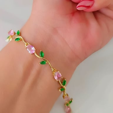 PULSERA TULIPÁN ACERO INOXIDABLE REGALO - 4